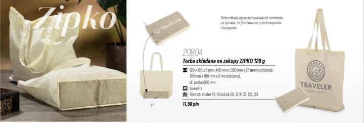 torba składana na zakupy ZIPKO.JPG