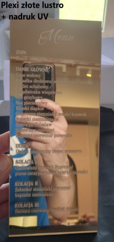 Plexi złote lustro + nadruk uv menu .jpg